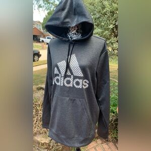 Mens adidas BOS Grid Climalite Hoodie